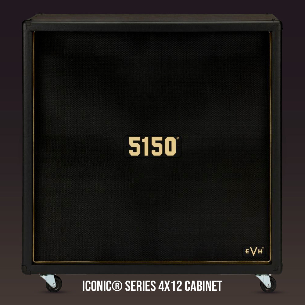 EVH 5150 Iconic Series EL34 160W 4x12 Amp Cabinet (Black)