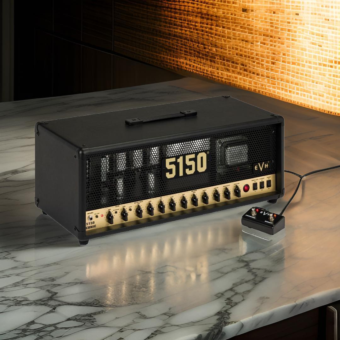 EVH 5150 Iconic Series EL34 80W Tube Amp Head (Black)