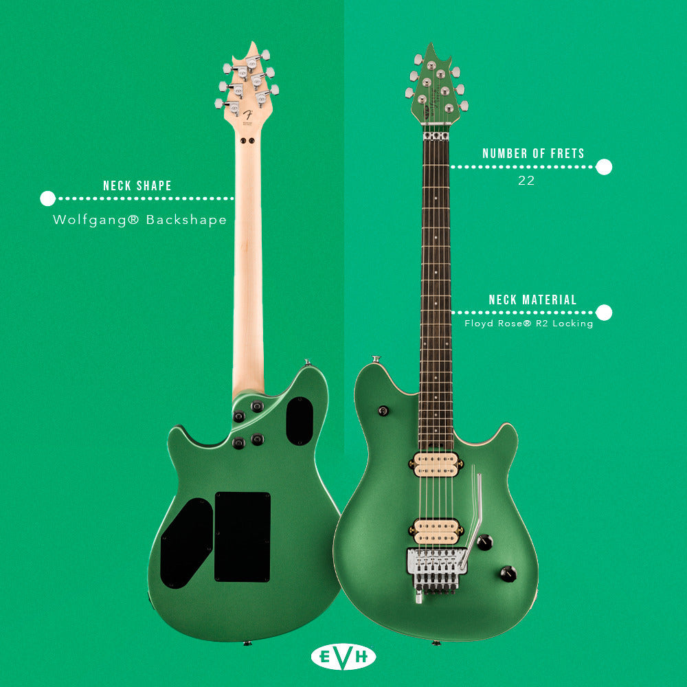 EVH Wolfgang Special Electric Guitar, Ebony Fingerboard (Pelham Green)