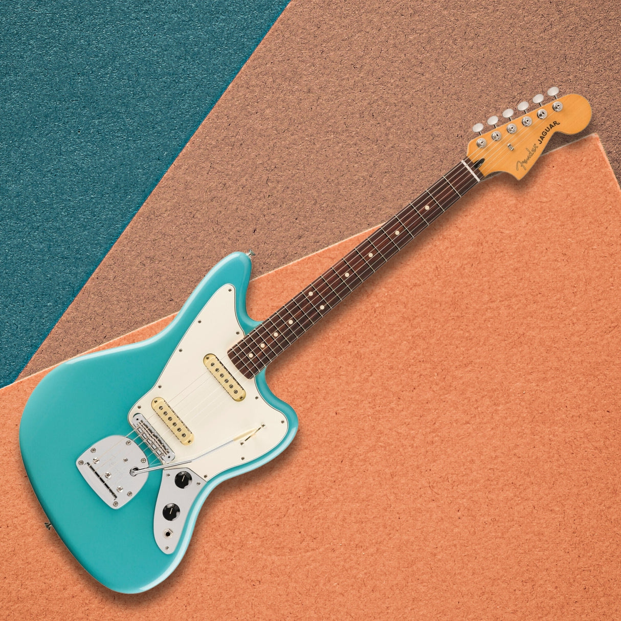 Fender Player II Jaguar, Rosewood Fingerboard, Aquatone Blue Electric Guitar