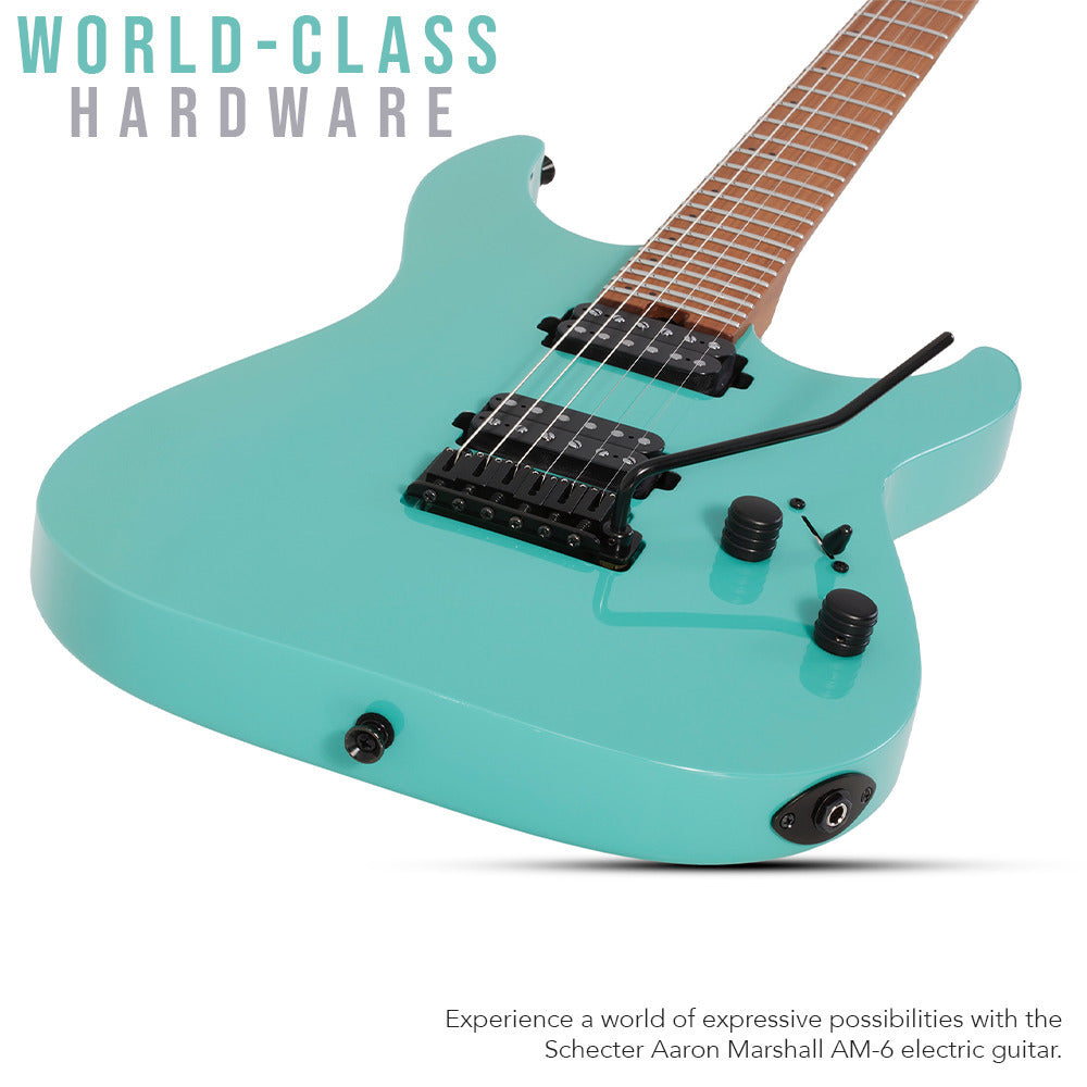 Schecter AM-6 Aaron Marshall Signature 6-String Electric Guitar (Pale Emerald)