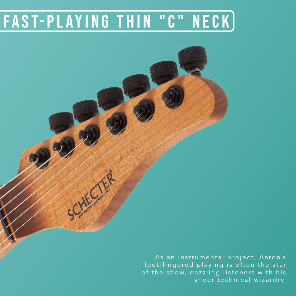 Schecter AM-6 Aaron Marshall Signature 6-String Electric Guitar (Pale Emerald)