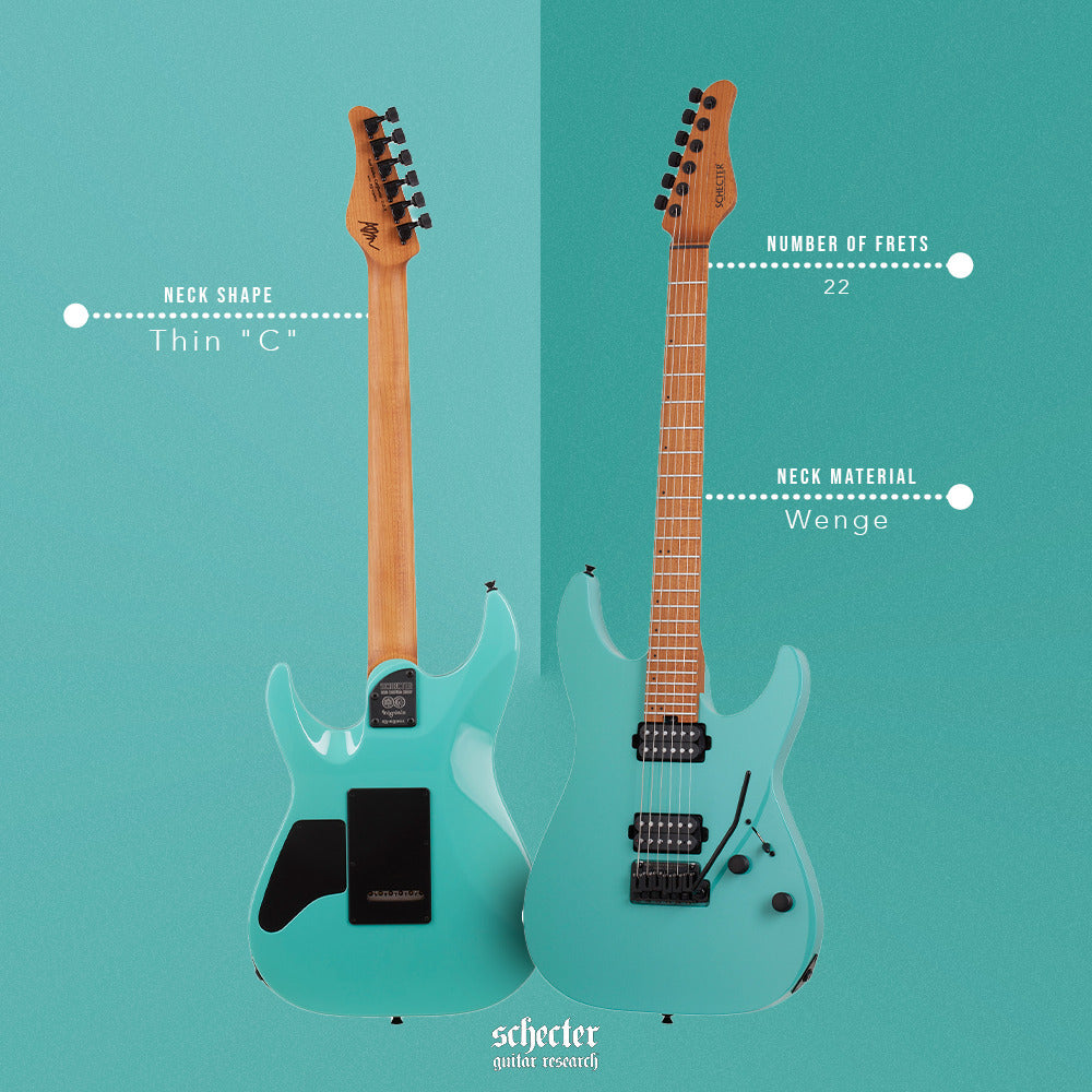 Schecter AM-6 Aaron Marshall Signature 6-String Electric Guitar (Pale Emerald)