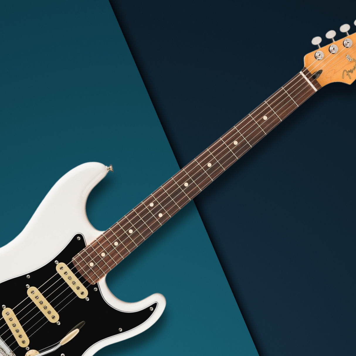Fender Player II Stratocaster, Rosewood Fingerboard, Polar White Electric Guitar