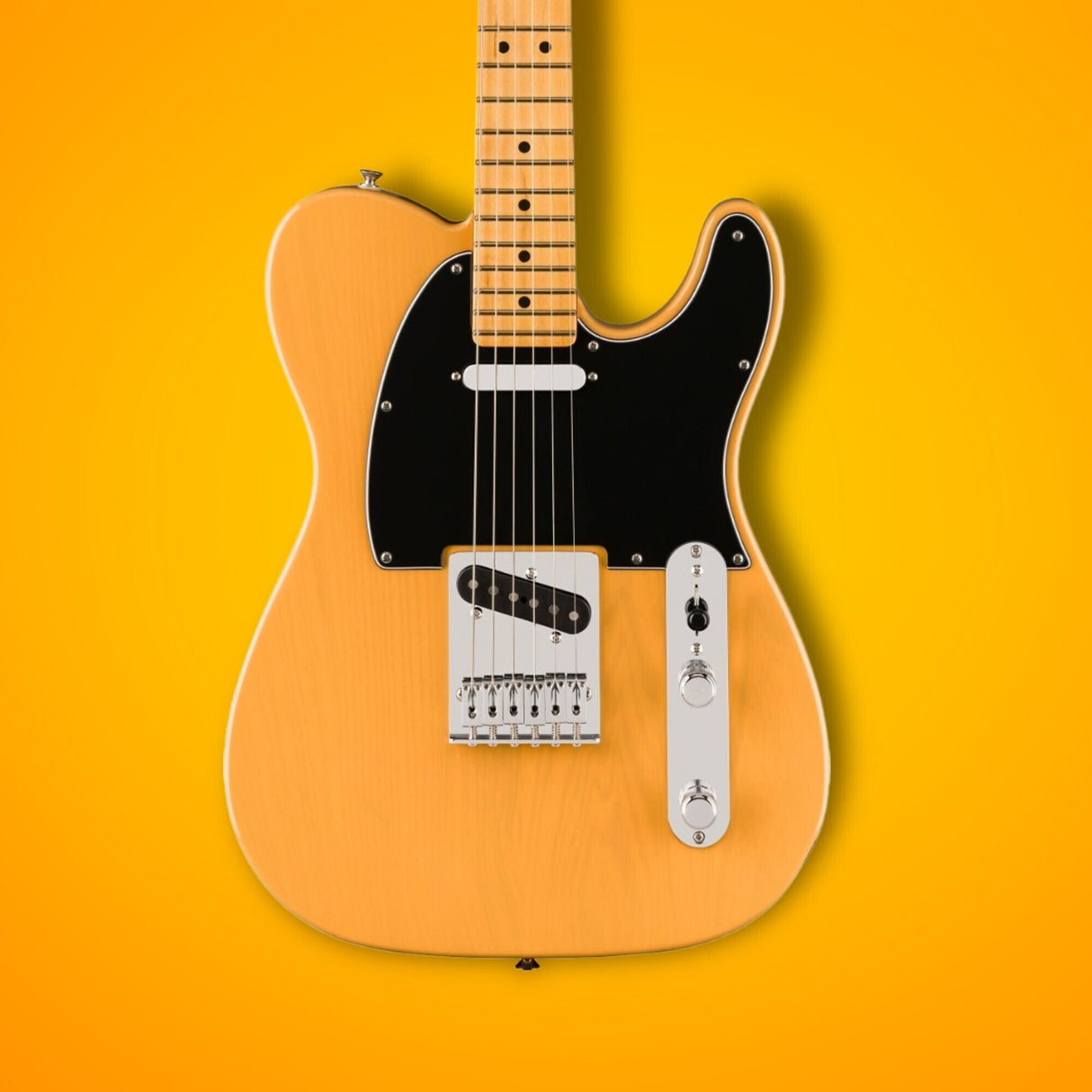 Fender Player II Telecaster Maple Fingerboard Butterscotch Electric Guitar