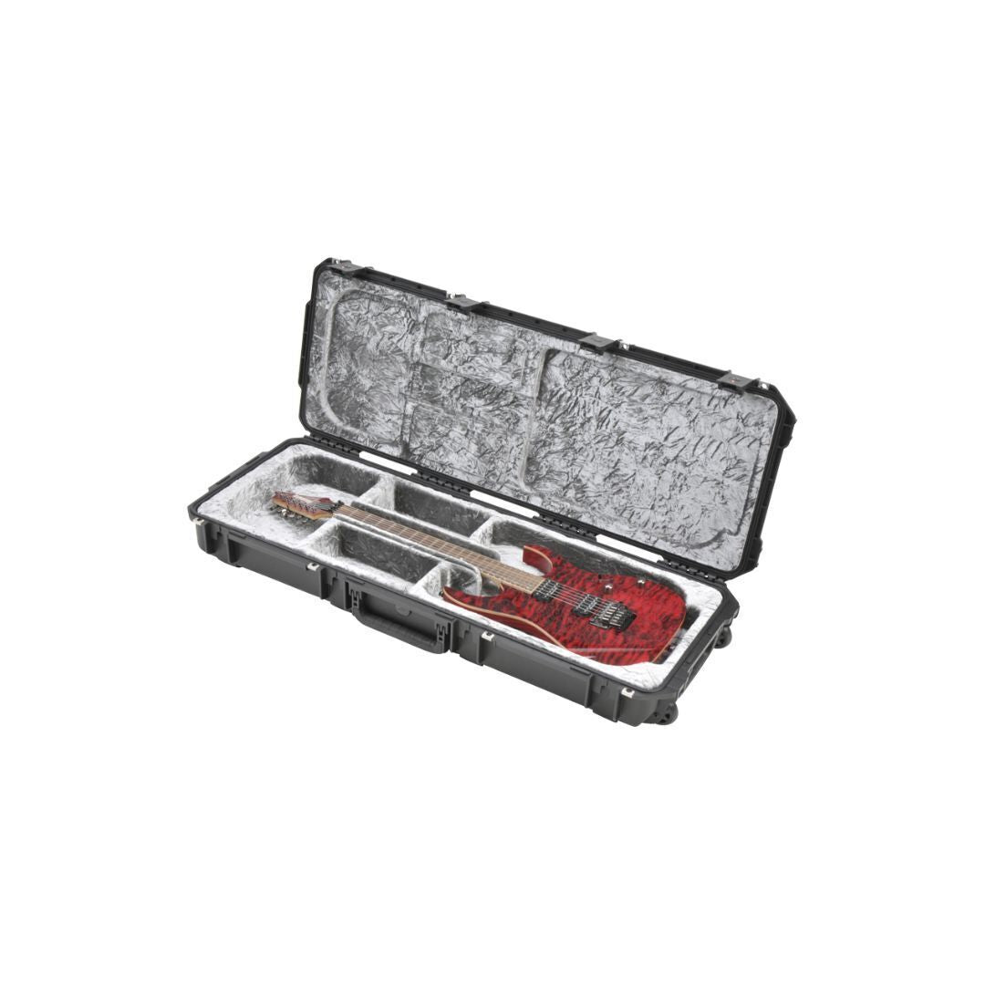 SKB 3i-4214-OP iSeries Electric Guitar Case, Open Cavity, TSA Latches, w/wheels