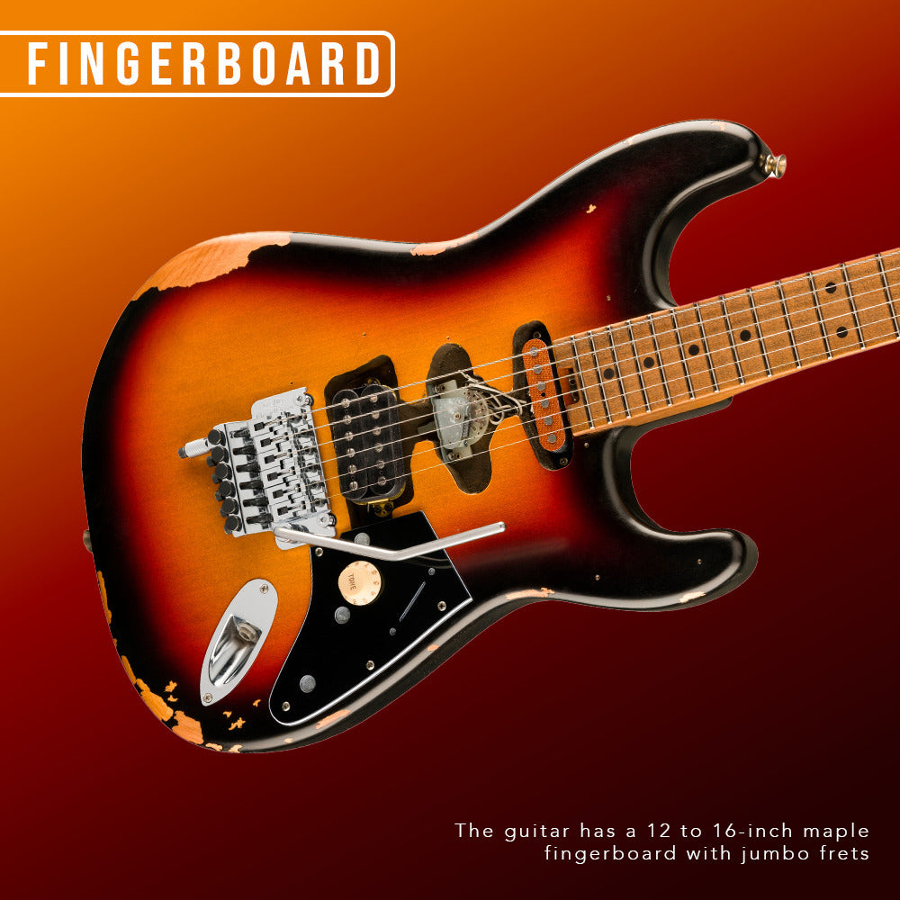 EVH Limited Edition Frankenstein Relic Series (Vintage Sunburst) with Case