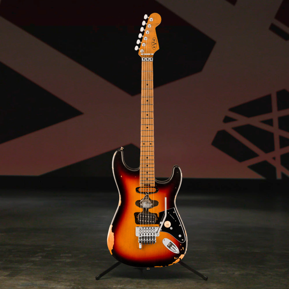 EVH Limited Edition Frankenstein Relic Series (Vintage Sunburst) with Case