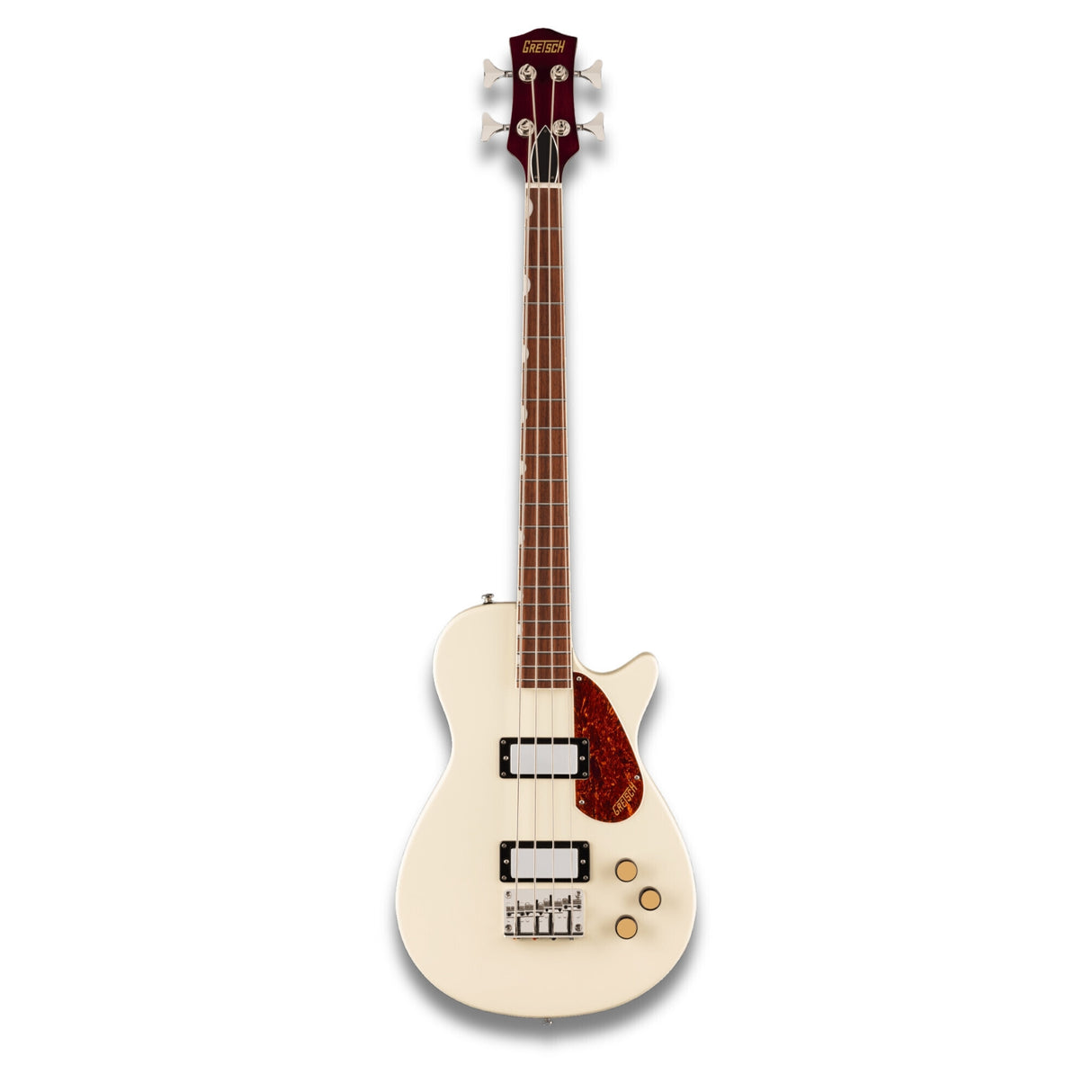 Gretsch Streamliner Jet Club Single-Cut 4-String Bass Guitar Vintage White (Open Box)