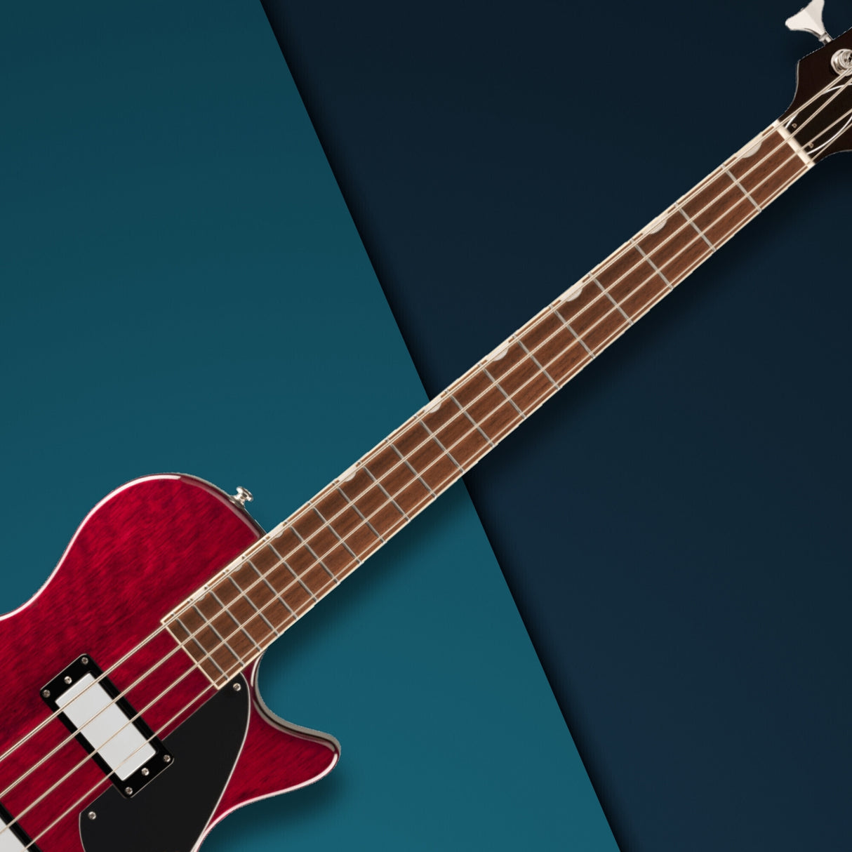 Gretsch Streamliner Jet Club Single-Cut 4-String Bass Guitar (Walnut Stain)