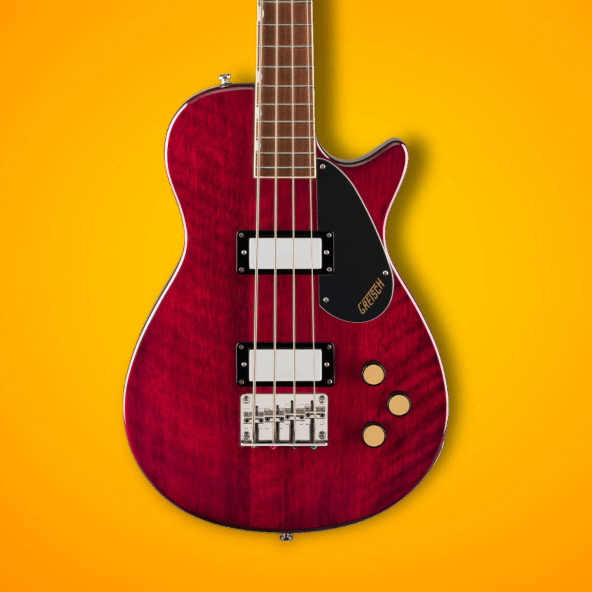 Gretsch Streamliner Jet Club Single-Cut 4-String Bass Guitar (Walnut Stain)