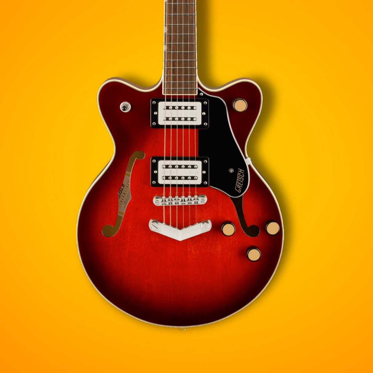 Gretsch G2655 Streamliner Center Block Jr. Electric Guitar (Claret Burst)