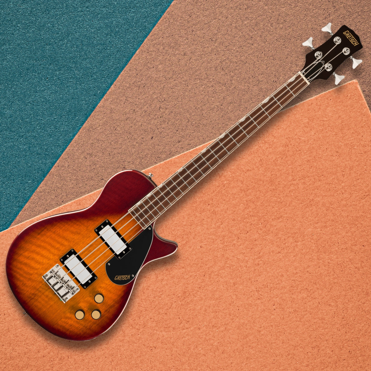 Gretsch Streamliner Jet Club Single-Cut 4-String Bass Guitar Havana Burst