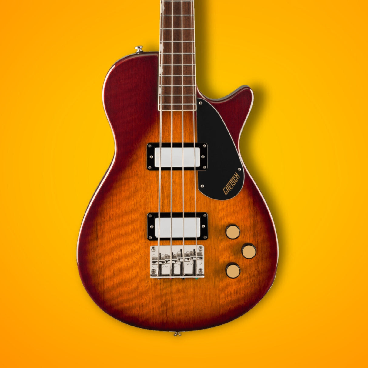 Gretsch Streamliner Jet Club Single-Cut 4-String Bass Guitar Havana Burst