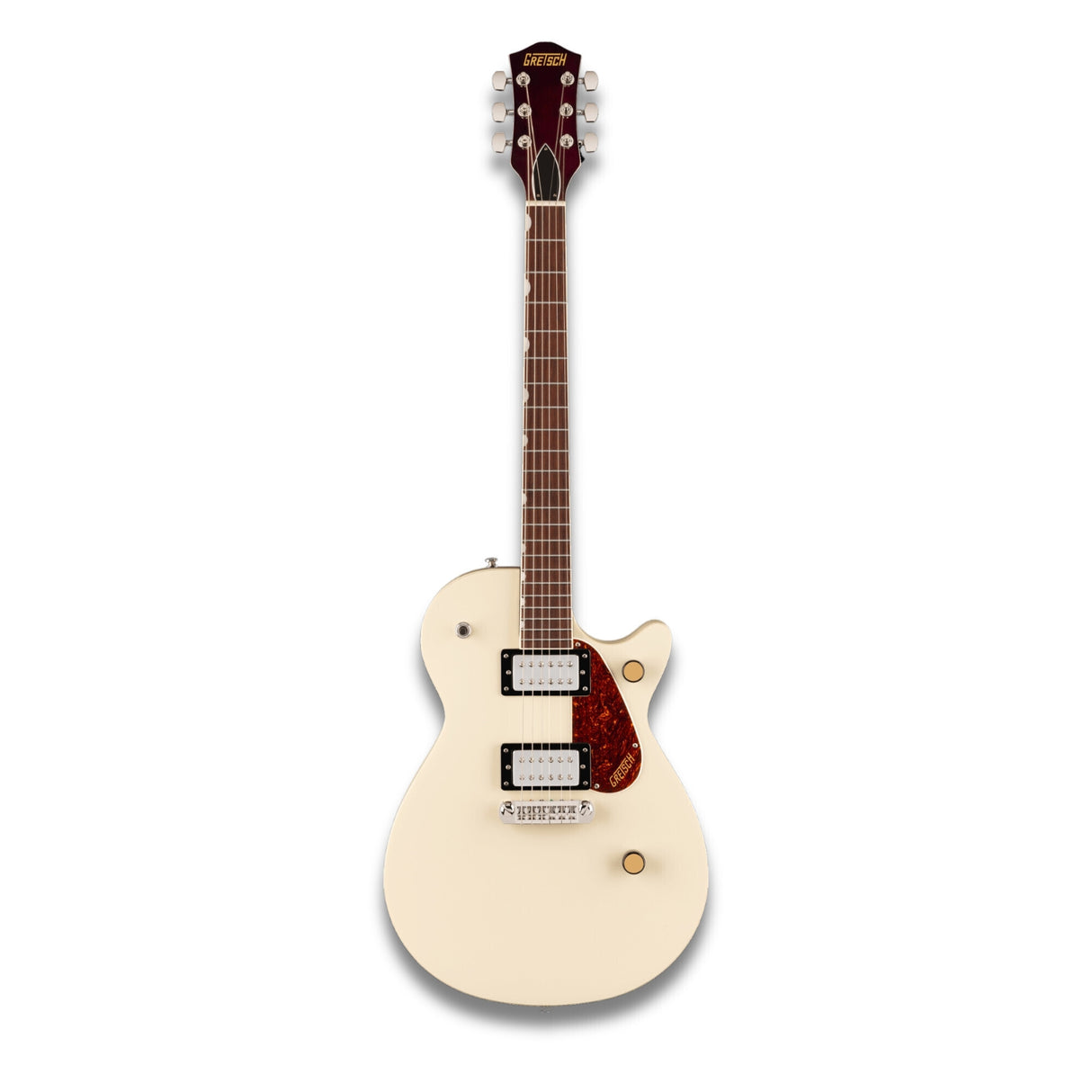 Gretsch Streamliner Jet Club Single-Cut Electric Guitar (Vintage White) Bundle