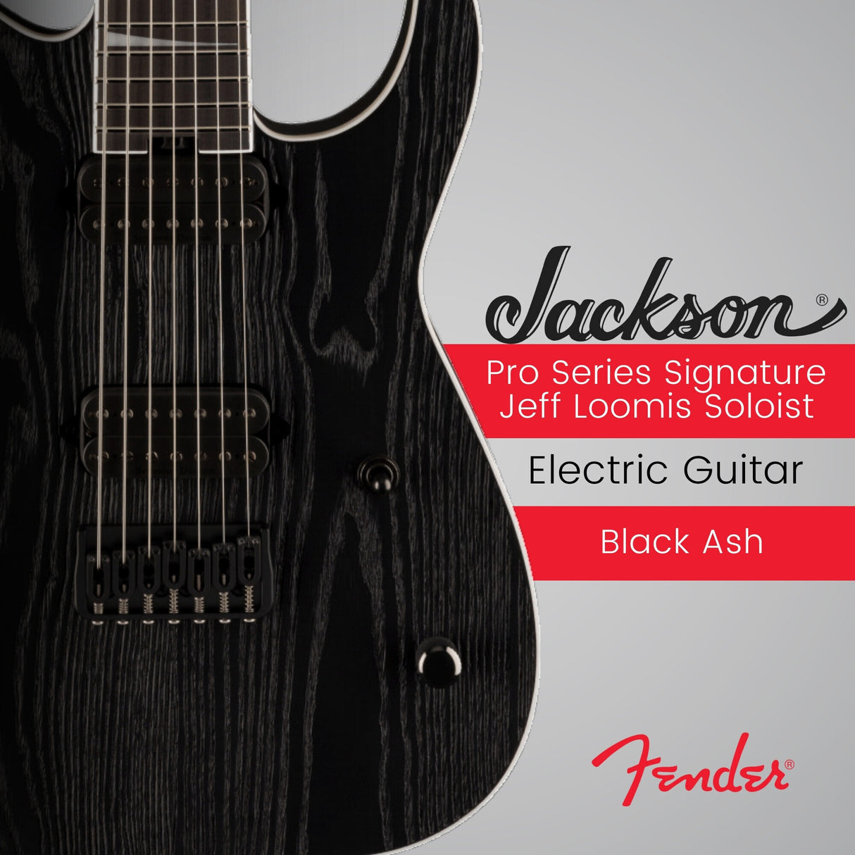 Jackson Pro Series Signature Jeff SL7 HT 7-String Electric Guitar (Black Ash)