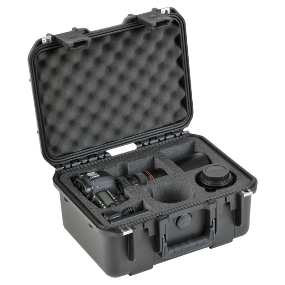 SKB 3i-13096SLR1 iSeries for (1) DSLR w/attached lens, additional Lens pockets, Accessories