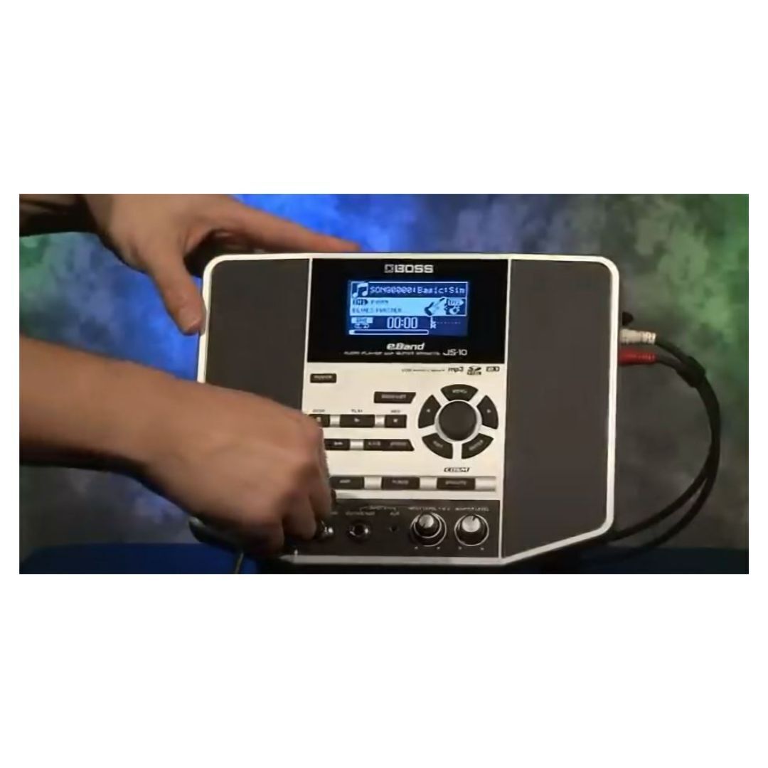 Boss eBand JS-10 Audio Player with Guitar Effects - Black/Silver