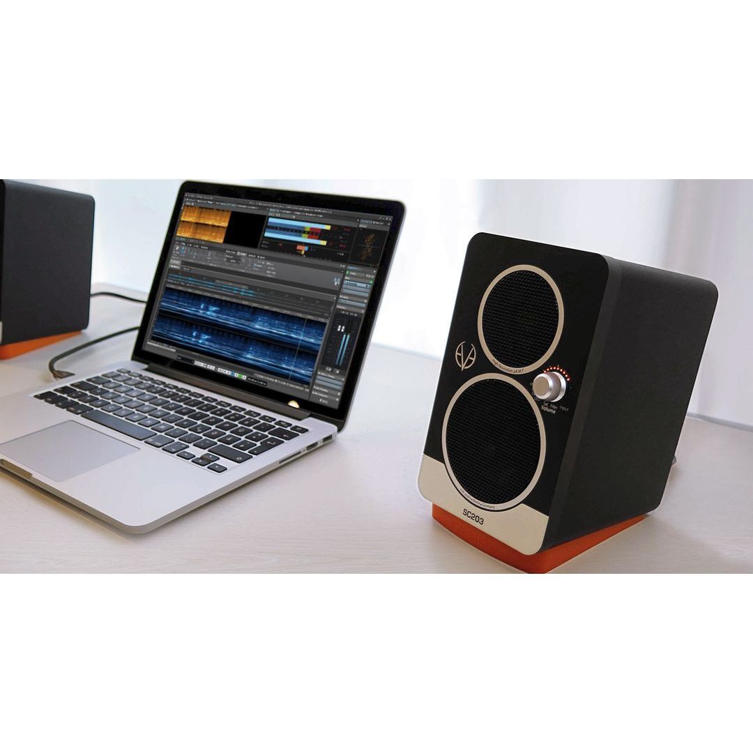 EVE Audio SC203 Master-Slave Compact Active Speakers for Detailed Sound (Pair)