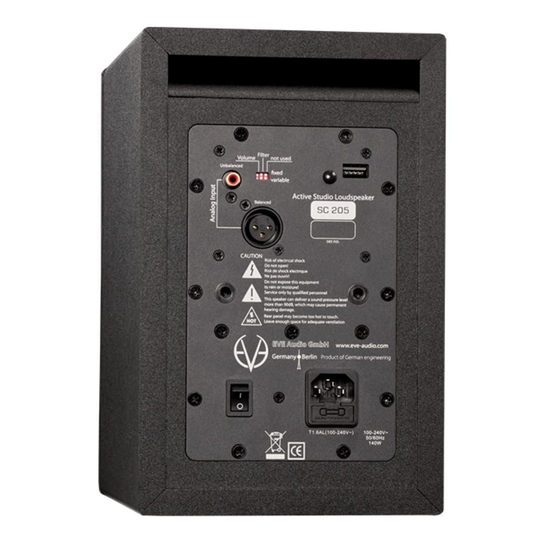 EVE Audio SC205 2-Way 5 in. + AMT 100W Active Monitor for Nearfield