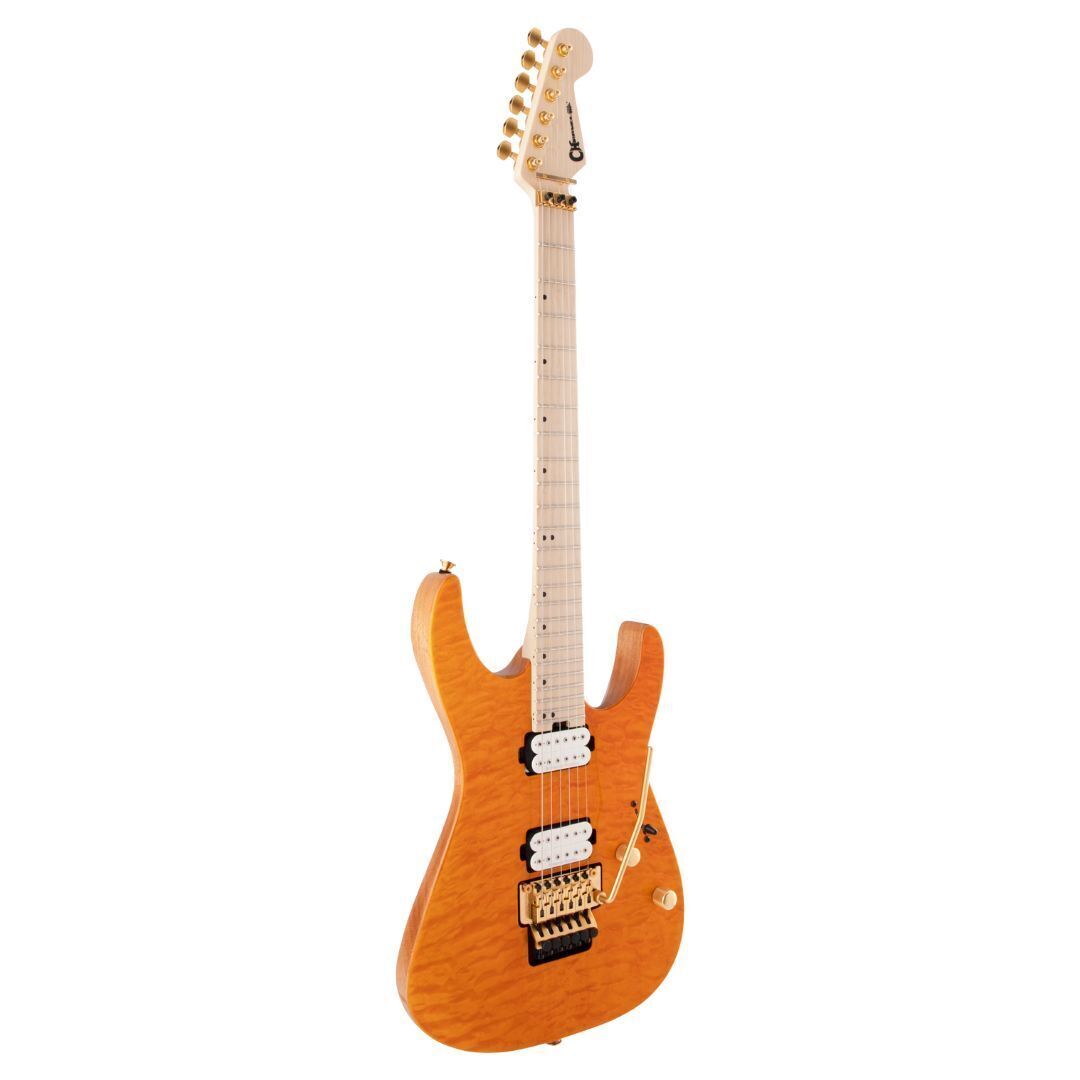 Charvel Pro-Mod DK24 HH FR M 6-String Electric Guitar with (Dark Amber)
