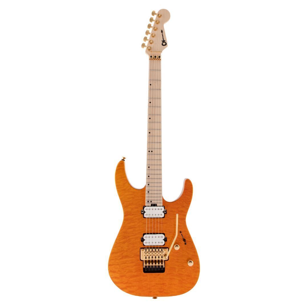 Charvel Pro-Mod DK24 HH FR M 6-String Electric Guitar with (Dark Amber)