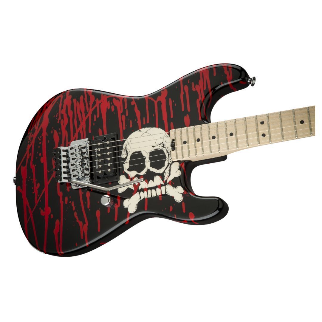 Charvel Warren DeMartini Signature 6-String Electric Guitar (Skulls Graphic)