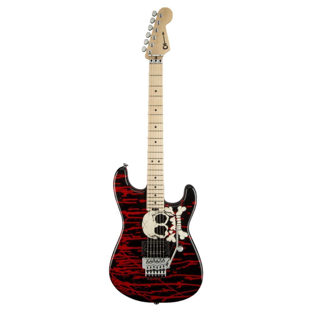 Charvel Warren DeMartini Signature 6-String Electric Guitar (Skulls Graphic)
