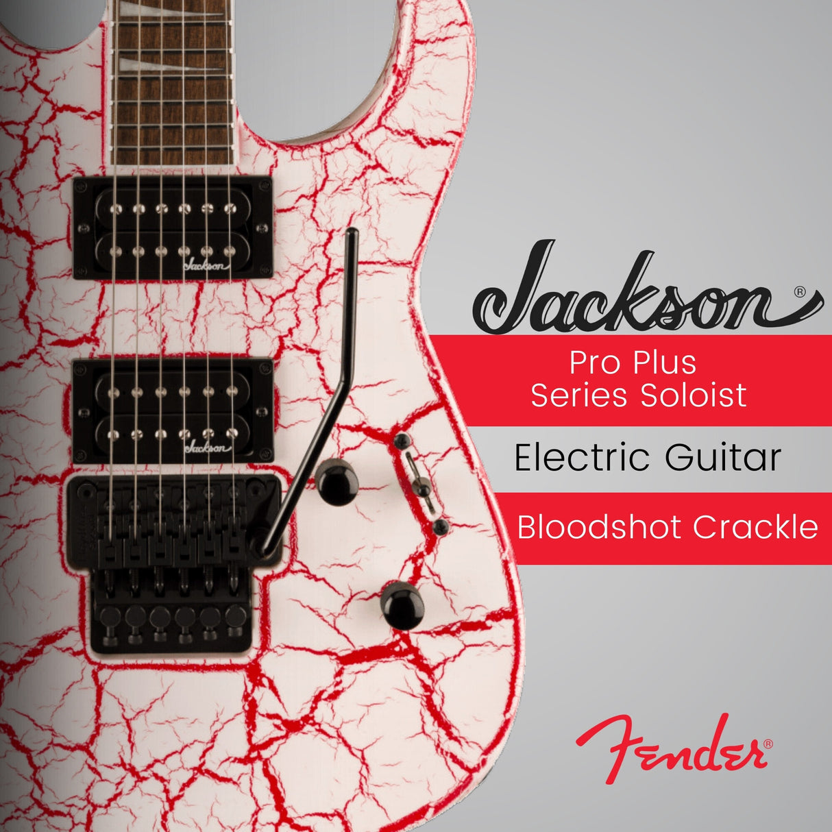 Jackson X Series Soloist SLX DX Crackle Guitar with Laurel Fingerboard Bloodshot