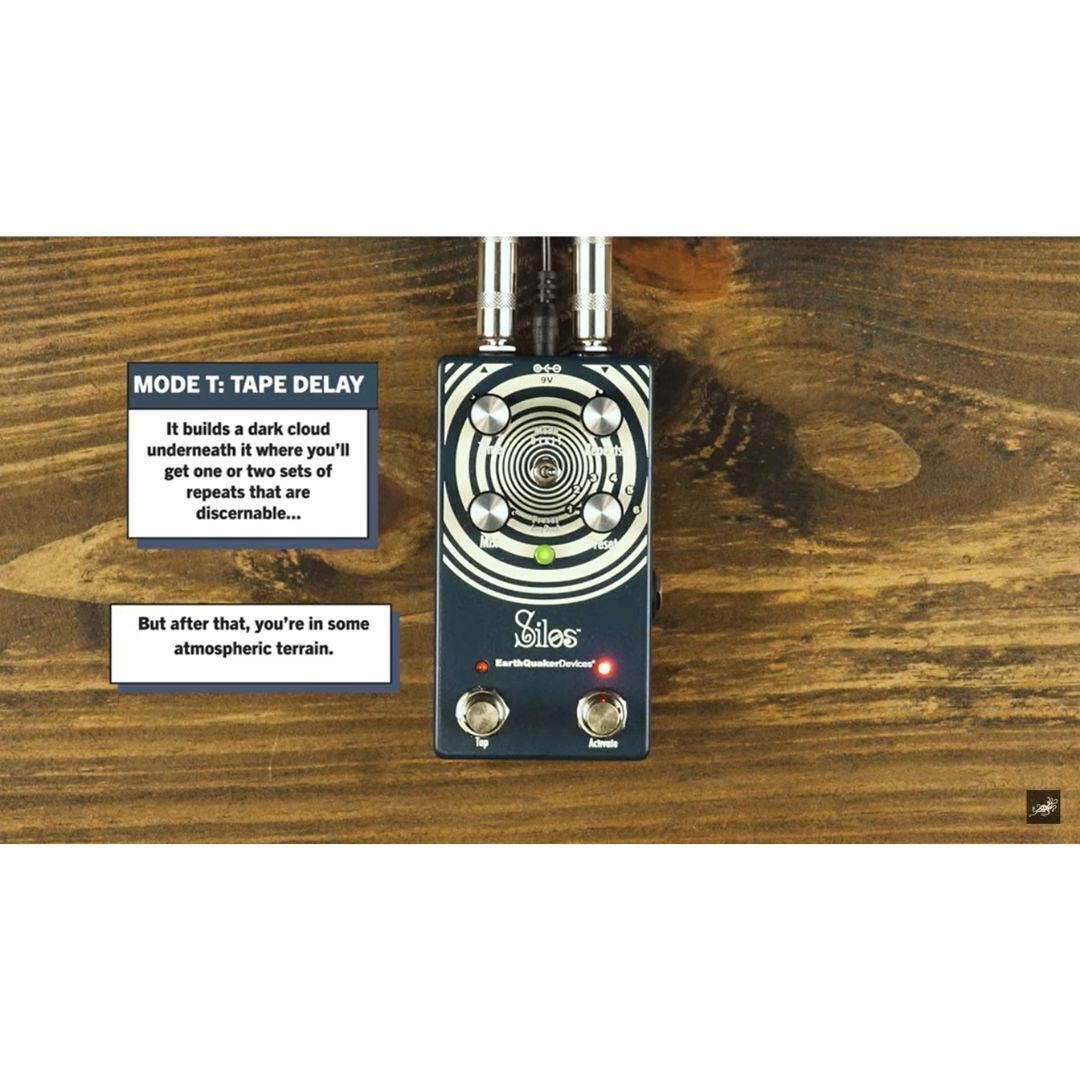 EarthQuaker Devices Silos Multi-generational Time Reflection Delay Pedal