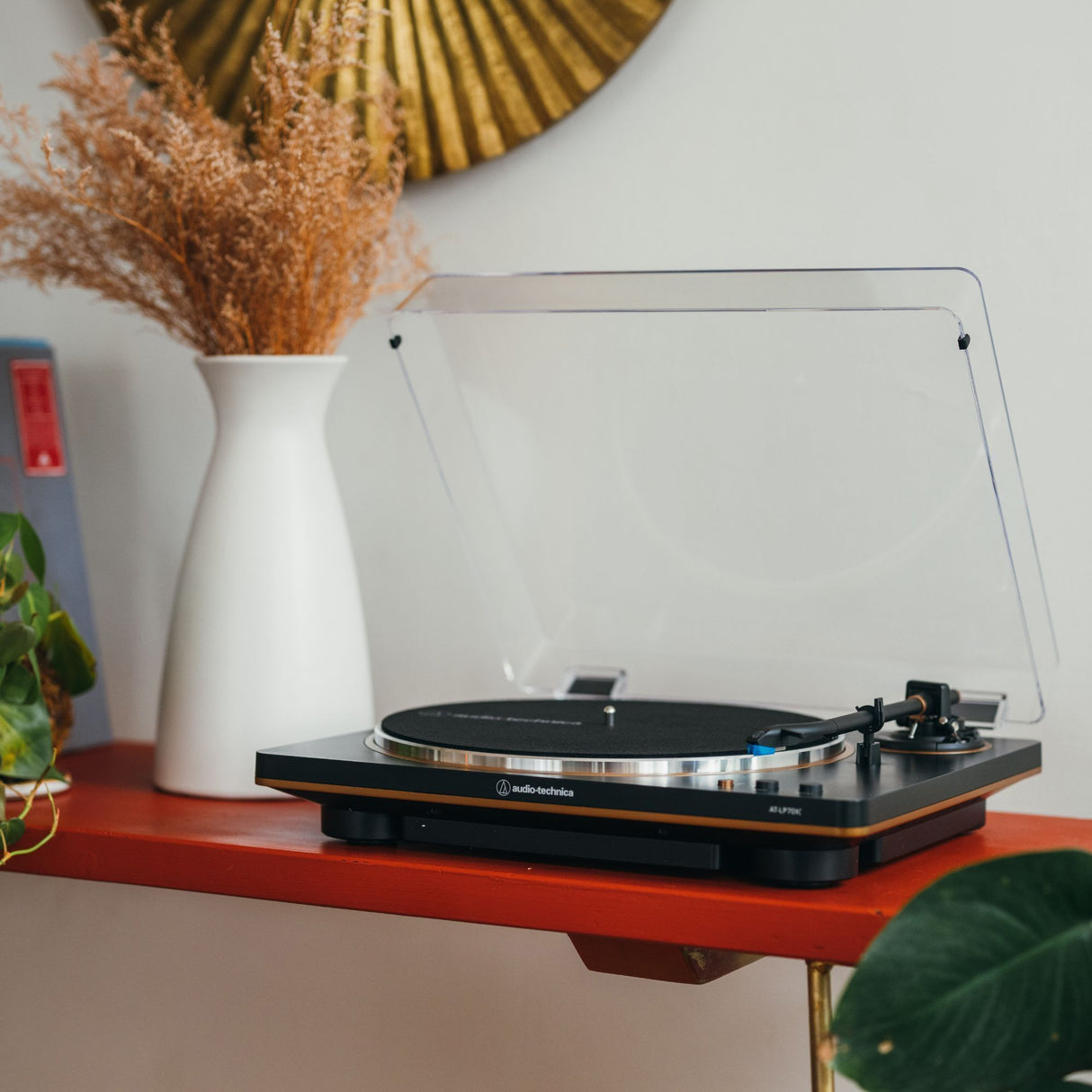 Audio-Technica AT-LP70X-BZ Fully Auto Belt-Drive Turntable & Studio Monitors