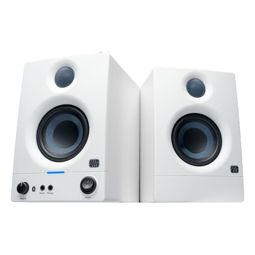 PreSonus Eris 3.5BT 3.5-inch Media Reference Monitors with Bluetooth (White)