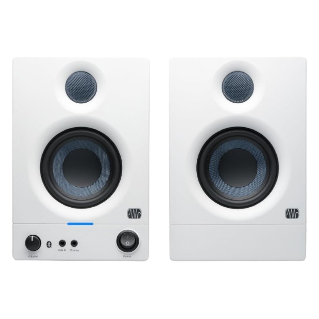 PreSonus Eris 3.5BT 3.5-inch Media Reference Monitors with Bluetooth (White)