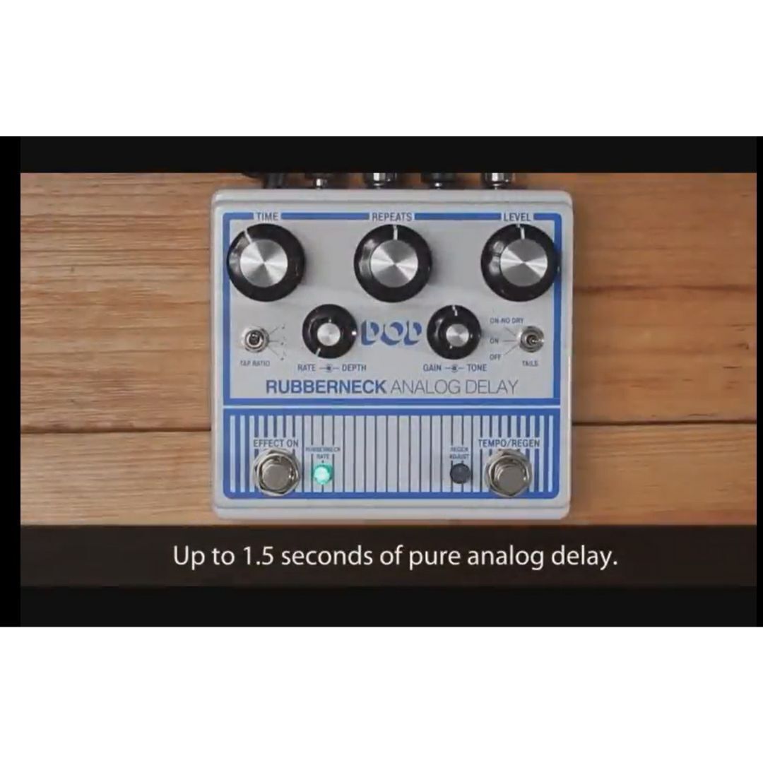 Digitech DOD-RUBBERNECK Rubberneck Analog Delay Pedal