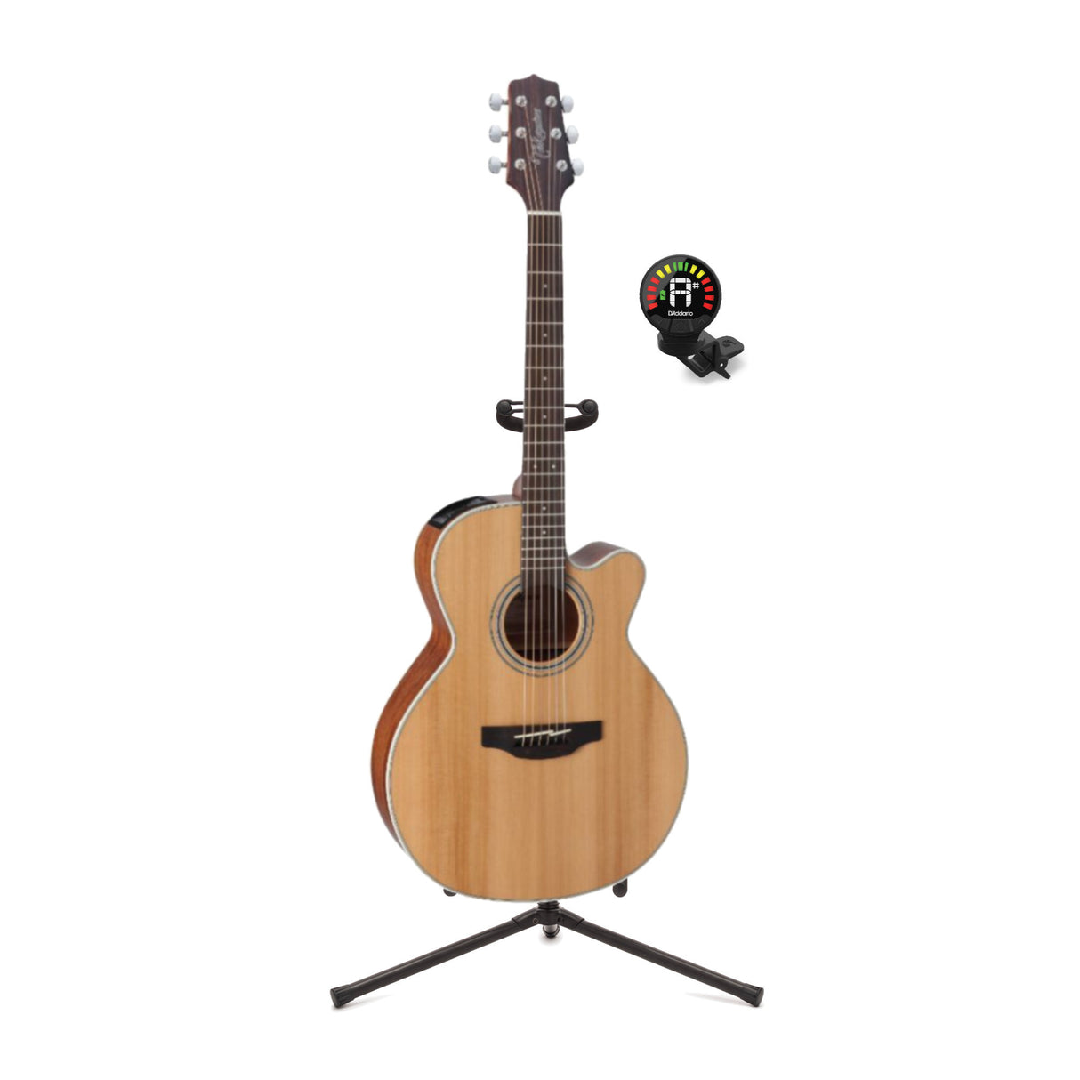Takamine GN20CE-NS NEX Acoustic-Electric Guitar with stand and tuner