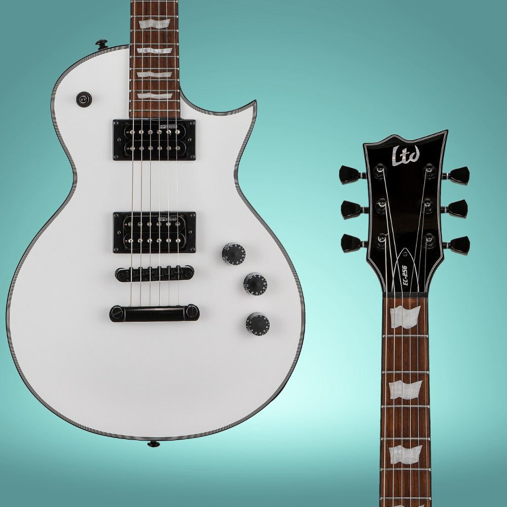 ESP LTD Eclipse EC-256 - Snow White with Stand, Strings and Tuner