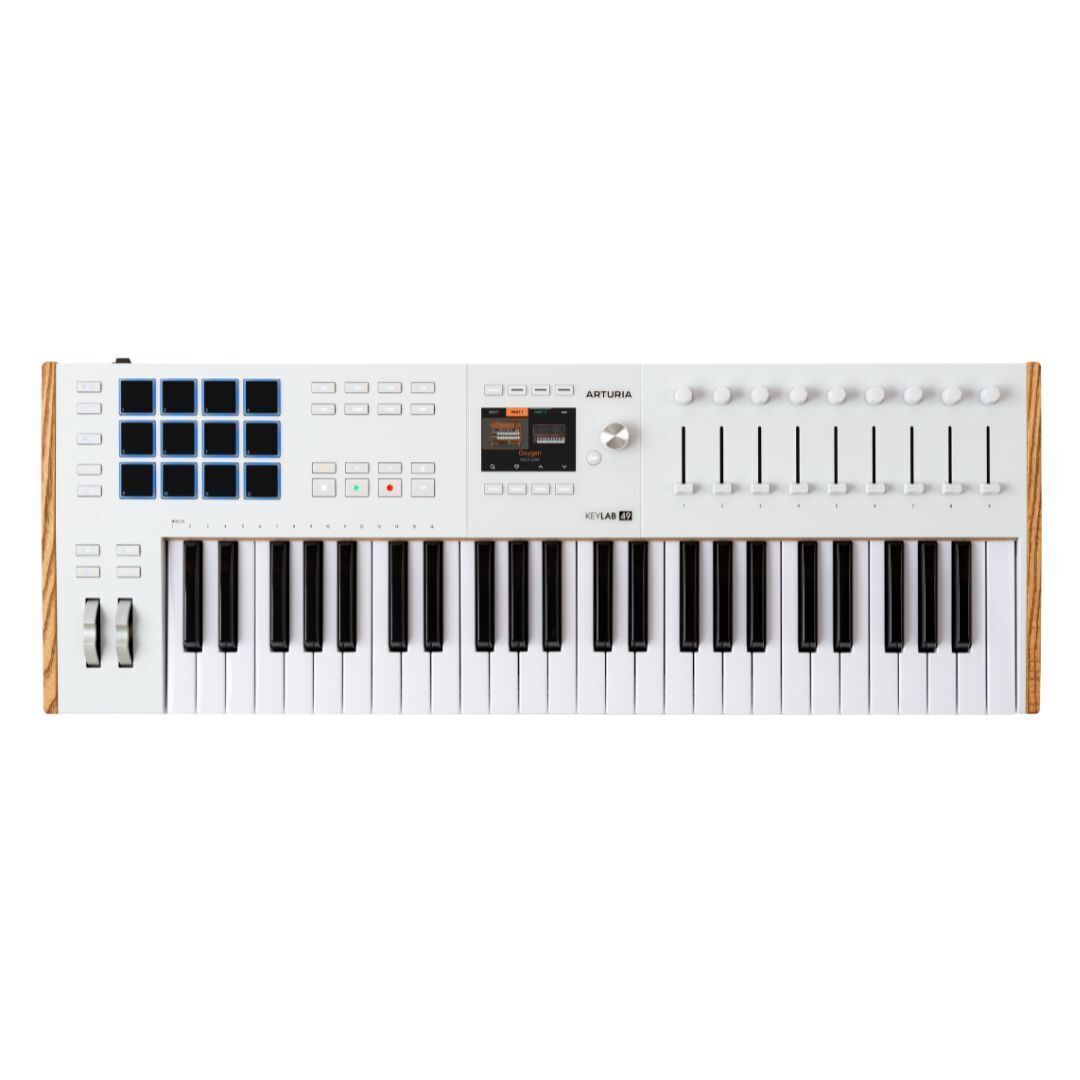 Arturia KeyLab Mk3 49 Keyboard Controller (White)