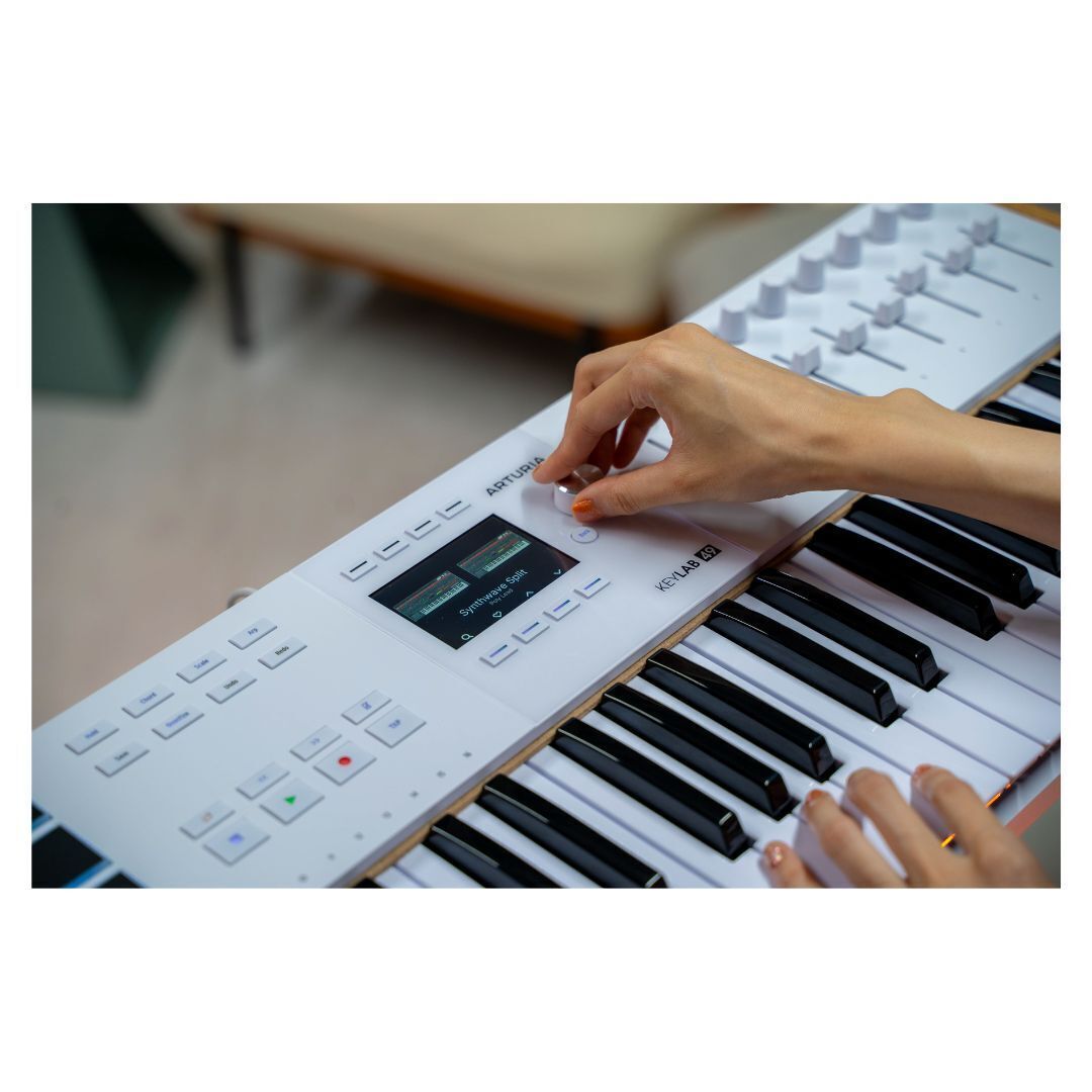 Arturia KeyLab Mk3 49 Keyboard Controller (White)