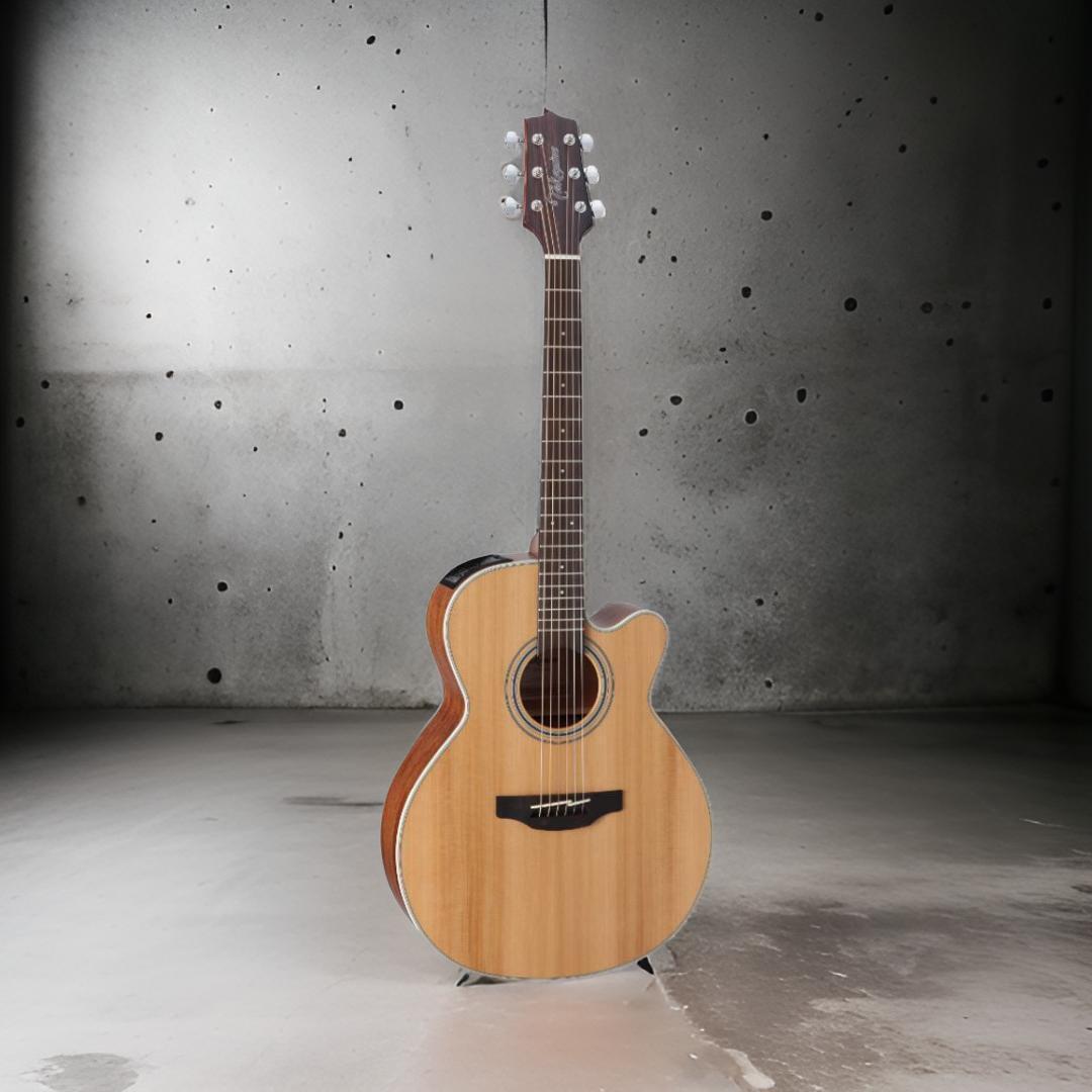 Takamine GN20CE-NS NEX Acoustic-Electric Guitar with Case and stand