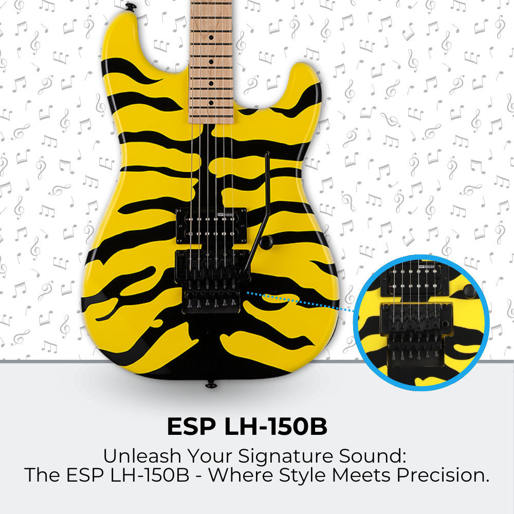 ESP LTD George Lynch GL-200MT - Tiger Stripe with Stand, Tuner and Strings