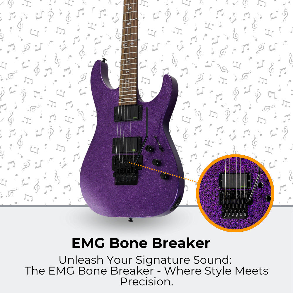 ESP LTD Kirk Hammett Signature KH-602 (Purple) with Stand, Tuner and Strings