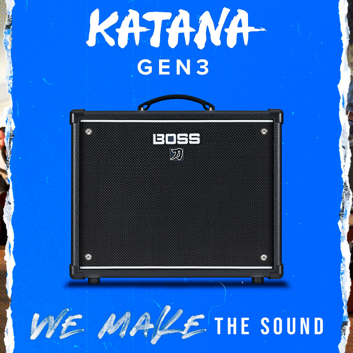 BOSS Katana Gen 3 50W 1x12-Inch Combo Guitar Amplifier Bundle