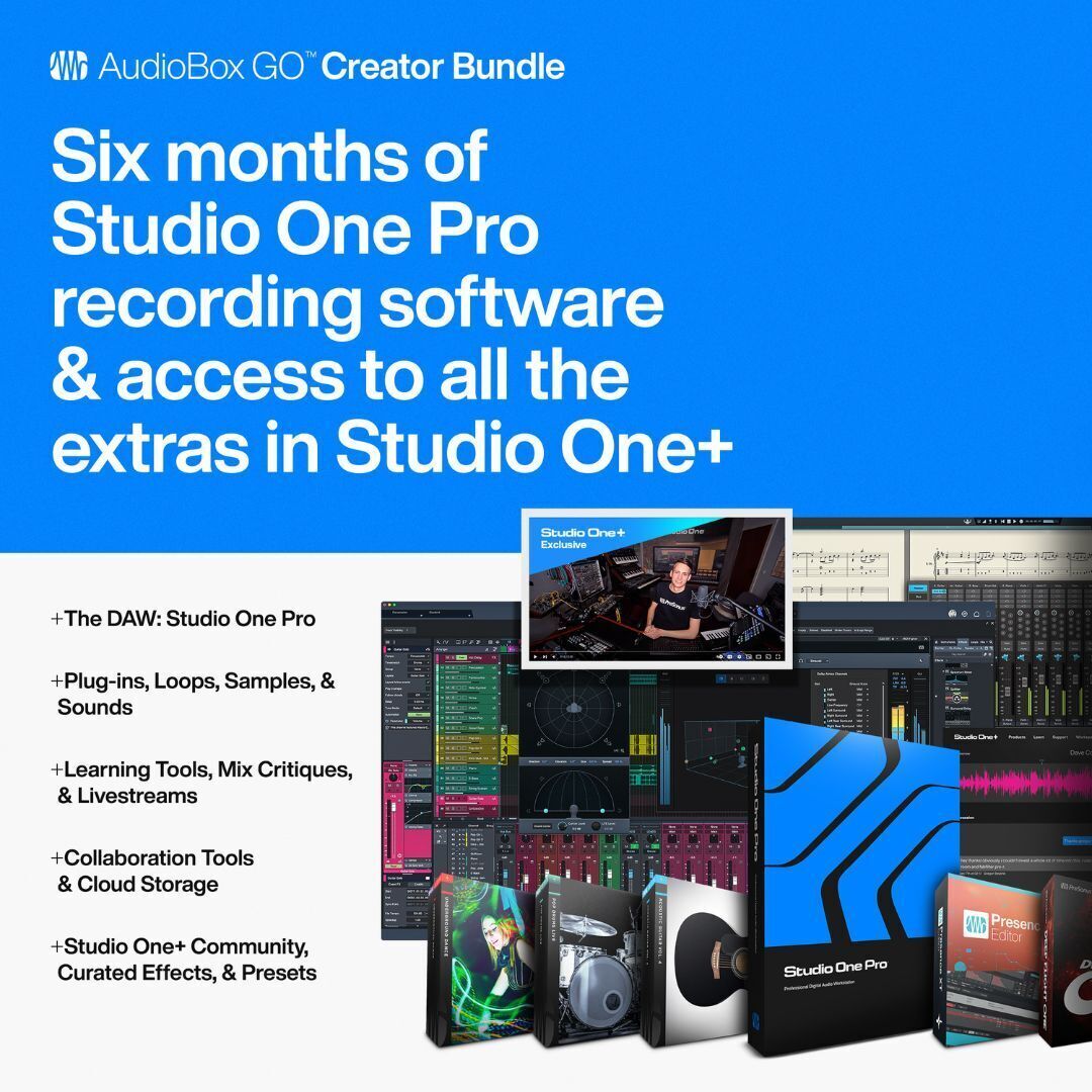 PreSonus AudioBox GO Creator Bundle