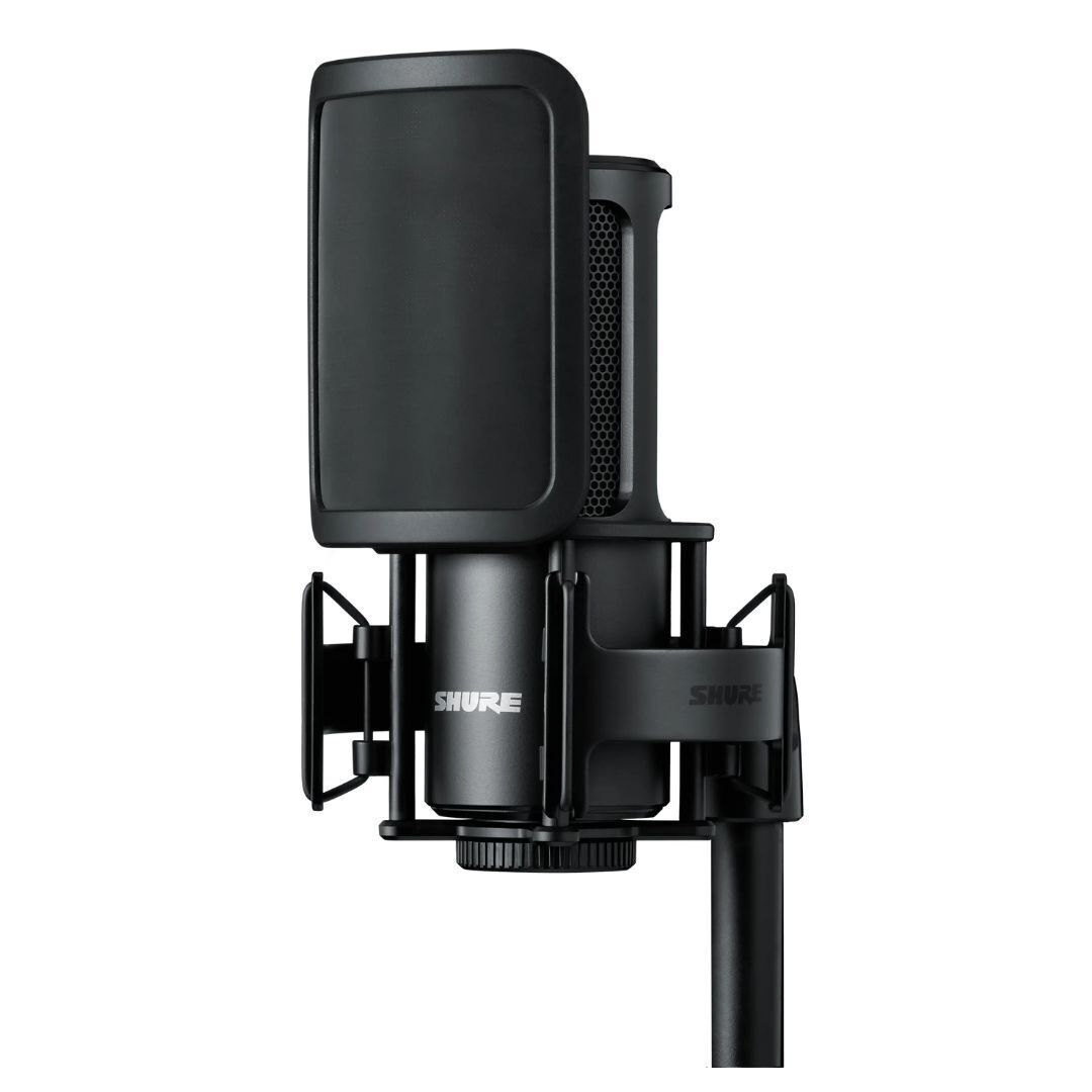 Shure SM4 Studio Recording Microphone Kit, XLR Home Studio Condenser Mic Bundle