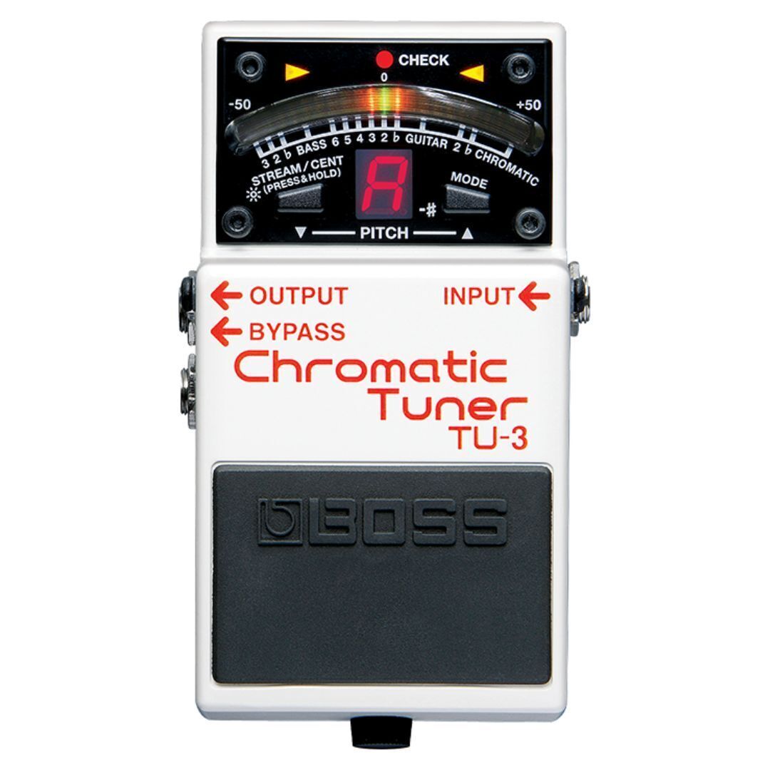Boss TU-3 Chromatic Tuner Pedal with Bypass