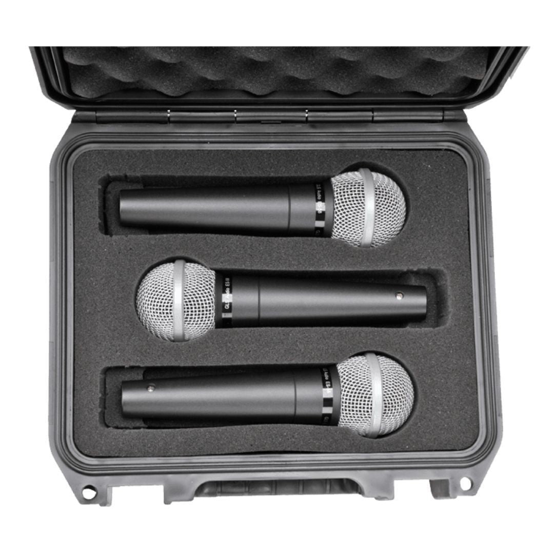 SKB 3i-0907-MC3 iSeries 0907-4 Three Mic Case (3i0907MC3)