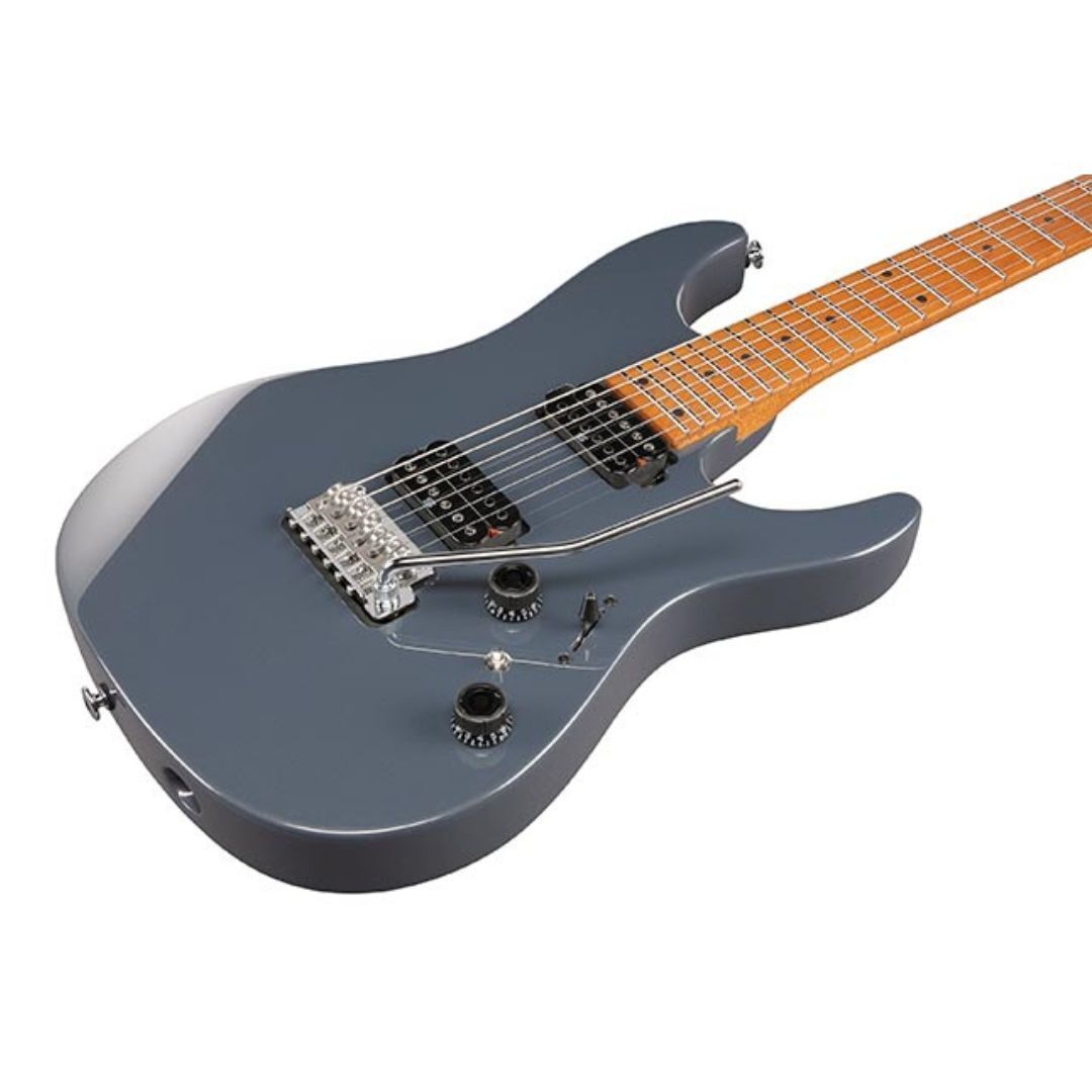 AZ Prestige 6str Electric Guitar w/Case HH Maple - Gray Metallic