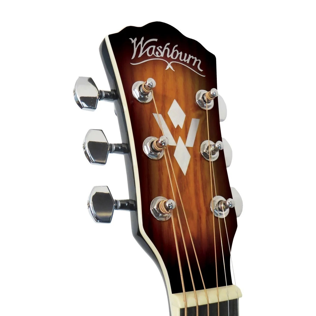 Washburn 6-String Right-Handed Acoustic Guitar Pack (Tobacco Burst)