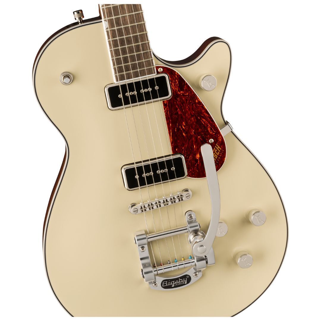 Gretsch G5210T-P90 Electromatic Jet Two 90 Electric Guitar, Bigsby,Vintage White