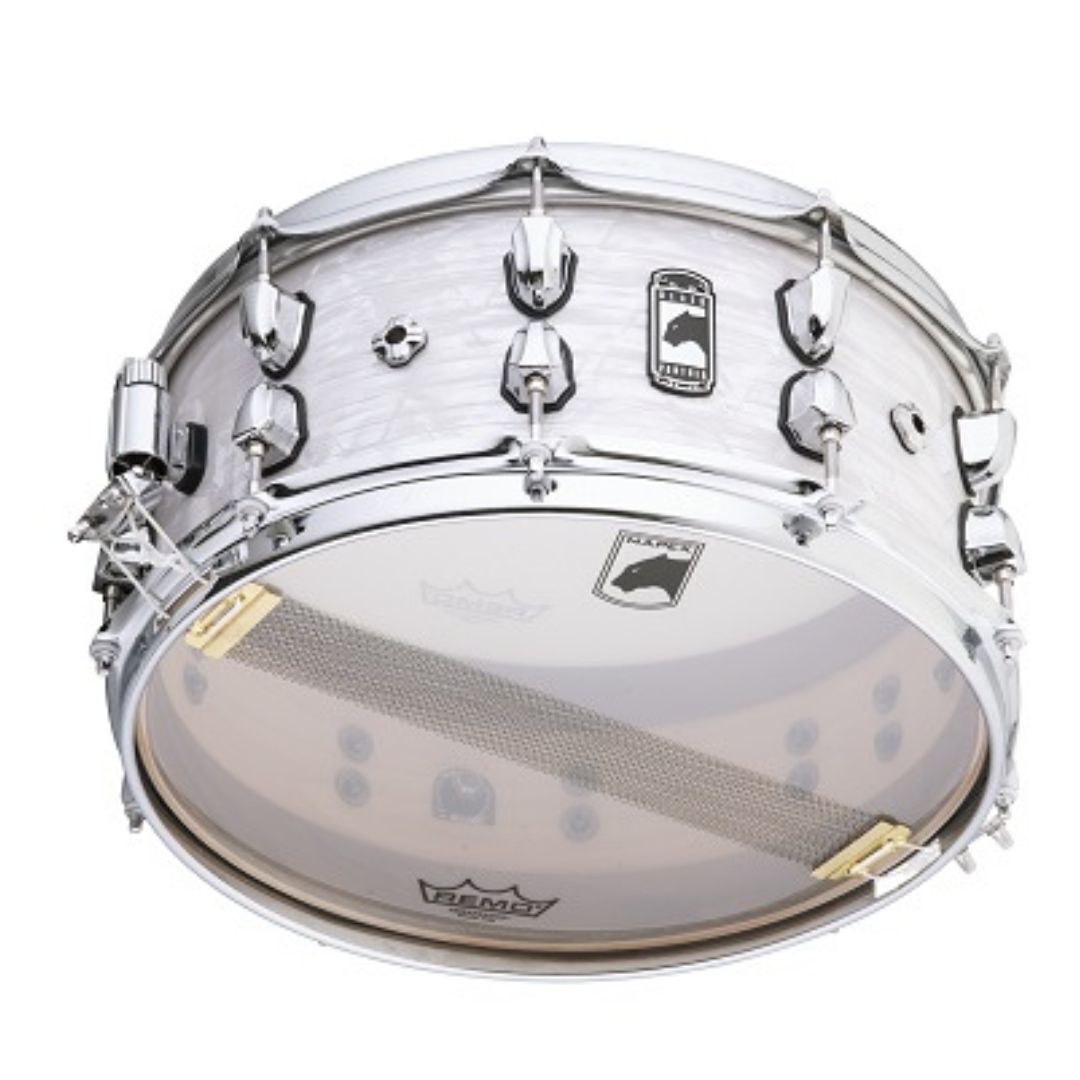 Mapex Black Panther Heritage Snare Drum - 6 x 14-inch - White Strata